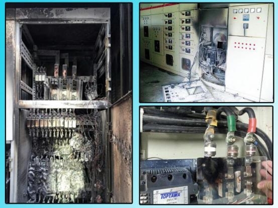 配电柜烧毁案例180321