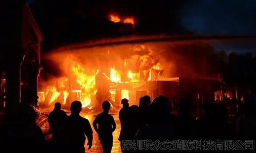 老挝万象火灾 老挝万象火灾